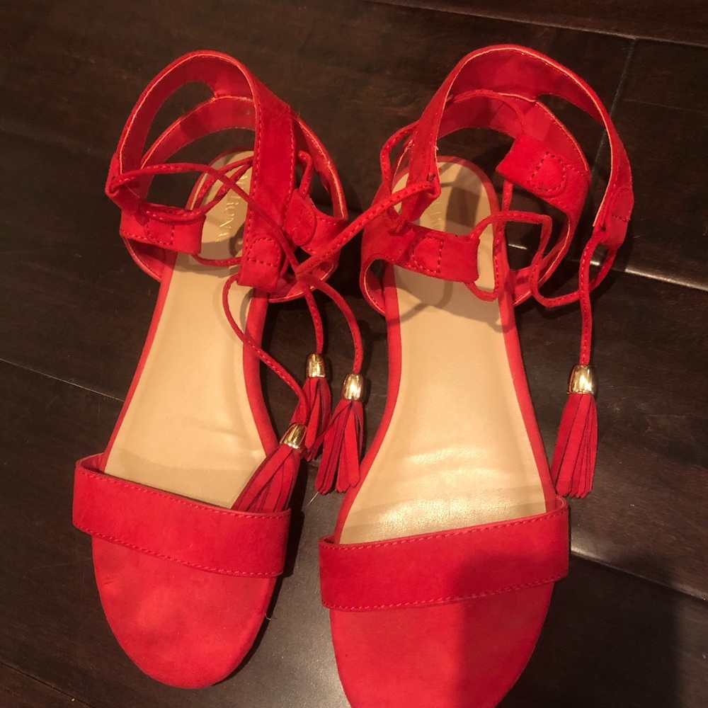 Red Sandals
